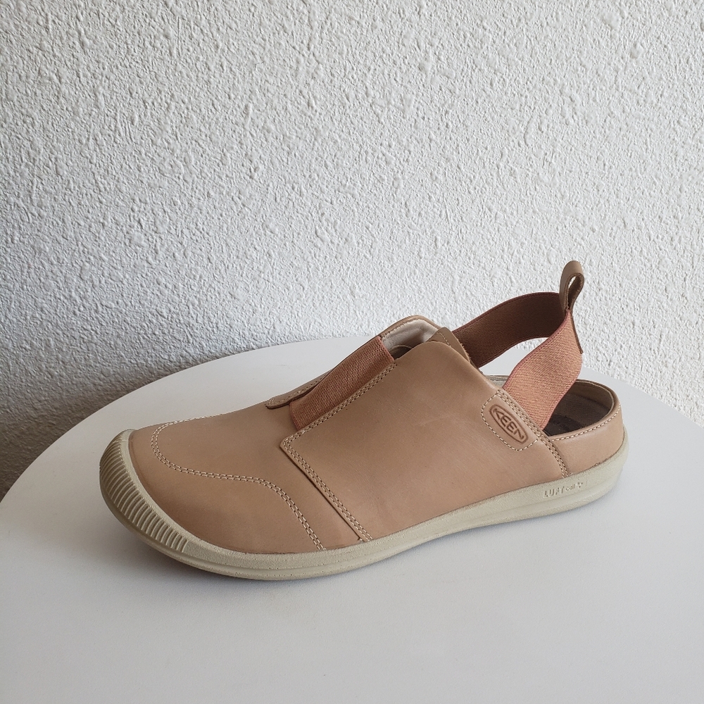 KEEN Shoes Women's Cream Leather  Lorelai II Shoes#